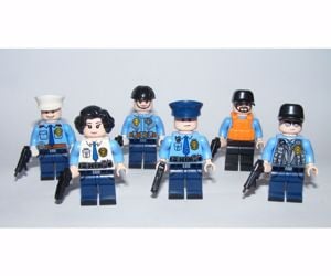 Lego Swat Rendőr + Kommandós + Katonai rendész figurák 12db figura fegyver új - kép 4