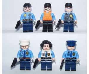 Lego Swat Rendőr + Kommandós + Katonai rendész figurák 12db figura fegyver új - kép 6