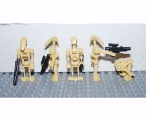 Lego Star Wars figurák Battle Droid figura + fegyver 20db új - kép 7