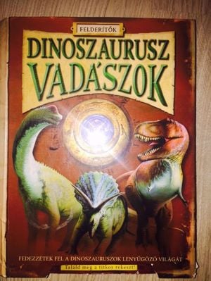 Dinoszaurusz vadászok gyerekkönyv 