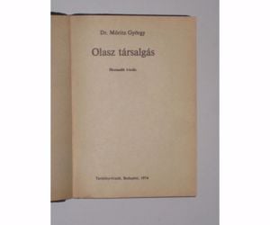 Dr. Móritz Olasz társalgás - kép 2