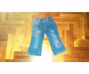 86-os Conshing cuki hímzett bélelt vastag téli farmernadrág naci felső  - kép 6