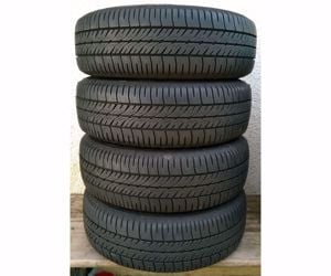 Eladó 4db 14-es 4x108-as Audi lemezfelni 185/70R14 Goodyear nyári gumival - kép 3