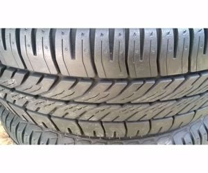 Eladó 4db 14-es 4x108-as Audi lemezfelni 185/70R14 Goodyear nyári gumival - kép 4