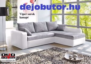 Viper sarok kanapé ülőgarnitúra  ágyazható 244x178 cm www.dejobutor.hu ágyneműtartós átszerelhető 