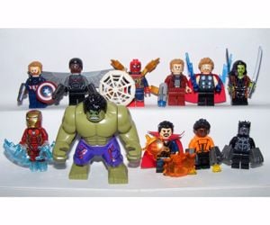 Lego Marvel Szuperhős figurák Infinity War Végtelen háború Thanos 16db figura új - kép 3