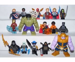 Lego Marvel Szuperhős figurák Infinity War Végtelen háború Thanos 16db figura új - kép 6