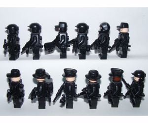 Lego swat Kommandós Anti - terrorista Rendőr figurák katonák 12 db figura - kép 2