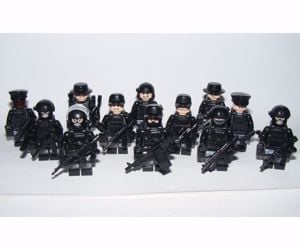 Lego swat Kommandós Anti - terrorista Rendőr figurák katonák 12 db figura - kép 13