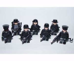 Lego swat Kommandós Anti - terrorista Rendőr figurák katonák 12 db figura - kép 10