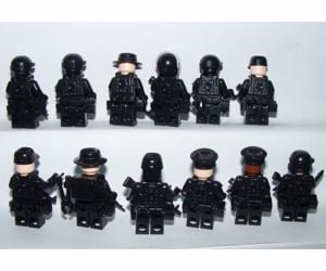 Lego swat Kommandós Anti - terrorista Rendőr figurák katonák 12 db figura - kép 3