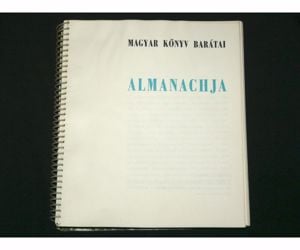 Magyar könyv barátai almanachja / könyv 1964