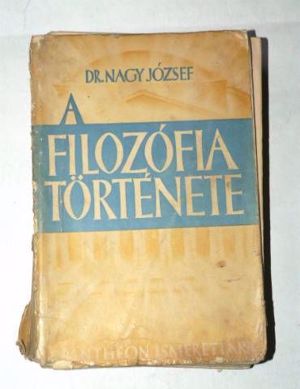 Nagy József A filozófia története 1927