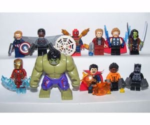 Lego Avengers Bosszúállók 3. figurák 2018 Végtelen háború 16db figura ÚJ - kép 3