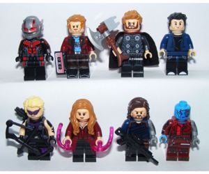 Lego Bosszúállók figurák Thor Bucky Tél Katonája Űrlord Hangya figura új