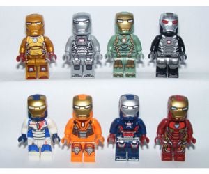 Lego Ultimate Vasember Ironman figurák Repülő Páncélok sugárvetőkkel 8db figura # - kép 7