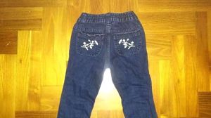 98 Újszerű cuki Kiki&Koko hímzett zsebű farmer nadrág naci - kép 3