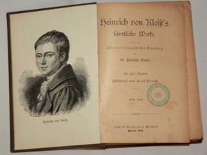 Heinrich von Kleist S mtliche Werke antik könyv gótbetűs német - kép 8