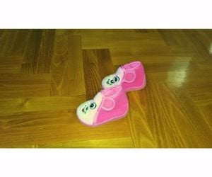 18 bth:11,5 cm cuki pink mosolygós házi cipő mamusz tutyi   - kép 10