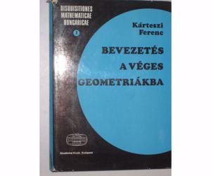 Kárteszi Bevezetés a véges geometriába Kézírással!