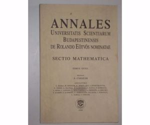 Császár Annales Universitatis Scientiarum Budapestinensis de Rolando