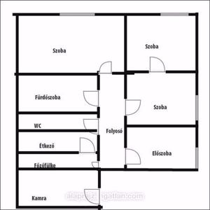 93 m2-es 3 szobás jó állapotú családi Ház  - Jánoshalma - kép 2