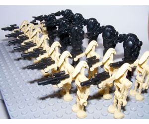 Lego Star Wars figurák Battle + Super Battle Droid figura sereg 20db új - kép 5