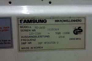 Samsung RE-285D mikrósütő üvegtányér eladó - kép 4