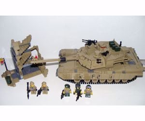 Lego U.S. M1a2 Abrams Tank World of Tanks 36x25x12cm 1460db  új - kép 7