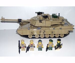 Lego U.S. M1a2 Abrams Tank World of Tanks 36x25x12cm 1460db  új