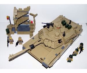 Lego U.S. M1a2 Abrams Tank World of Tanks 36x25x12cm 1460db  új - kép 4