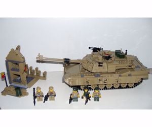 Lego U.S. M1a2 Abrams Tank World of Tanks 36x25x12cm 1460db  új - kép 3