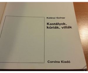 Kelényi György: Kastélyok, kúriák, villák c. könyv eladó (1980) - kép 4