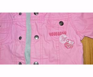 92 Újszerű Dopodopo cuki lepkés béletlen kabát dzseki felső kabi  - kép 3