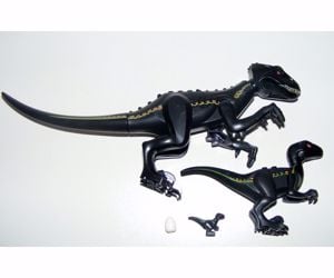 Lego Jurassic World dinoszaurusz figura dínó Indoraptor család nagy+kicsi+mini+tojás ÚJ - kép 10