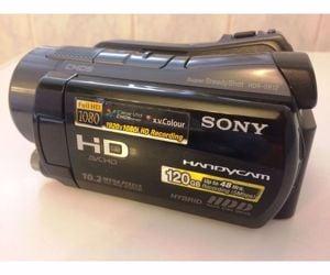 Sony videó kamera hdr 10.2mp 120gb Hard Disc Full hd Hybrid 3.2 Lcd 12x 150x videokamera - kép 1