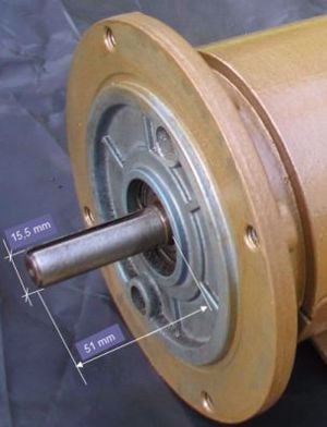 Egyenáramú motor, DC motor, golfkocsi motor eladó - kép 2