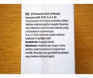 Blue Nature szépség Elixír-Coenzyme Q10 - kép 3