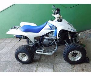 Suzuki LT-Z 400 quad rendszámos eladó, törzskönyv, forgalmi, 14 éve áll a garázsban, nem használtam - kép 4