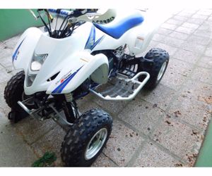Suzuki LT-Z 400 quad rendszámos eladó, törzskönyv, forgalmi, 14 éve áll a garázsban, nem használtam - kép 6