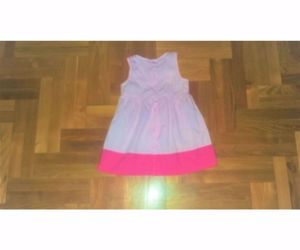 92 C&A Baby Club cuki virágos rózsaszín nyári ruha ruci tunika felső  - kép 7