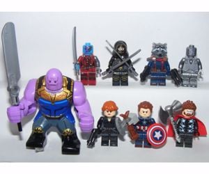 Lego Bosszuállók figurák Avengers Végjáték Thanos Mordály Vízió figura - kép 3