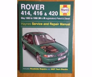 Rover 414, 416, 420 javítási könyv, benzin és dízel (1995-1998) Haynes