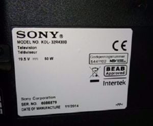 sony kdl-32r430b televízió eladó. - kép 2