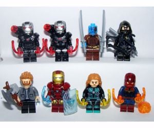 Lego Avengers 4 figurák Endgame Hadigép X2 Marvel Kapitány Sólyomszem Gamorra Thor Vasember - kép 2