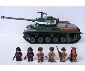 Lego 2. Világháborús Orosz IS-2M ISZ 2 harckocsi Tank 1080db 13x36x11cm új - kép 2