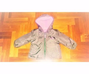 86 Újszerű Ergee cuki kapucnis pöttyös télikabát kabi dzseki  - kép 4