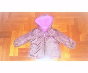 86 Újszerű Ergee cuki kapucnis pöttyös télikabát kabi dzseki  - kép 3