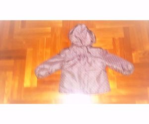 86 Újszerű Ergee cuki kapucnis pöttyös télikabát kabi dzseki  - kép 5