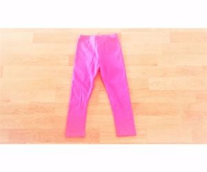 104 Újszerű cuki vastag pink leggings nadrág naci felső  - kép 4